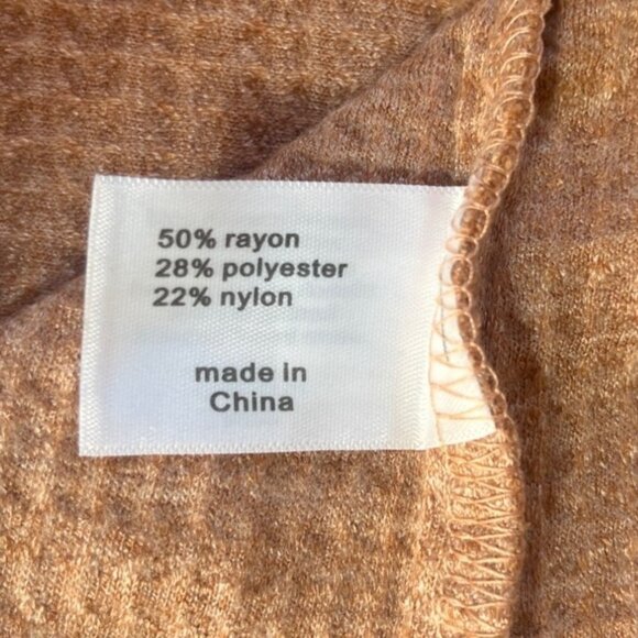 Lane Bryant Cowl Neck Tunic Sweater Womens Size 18/20 Brown New WOT - Picture 7 of 8